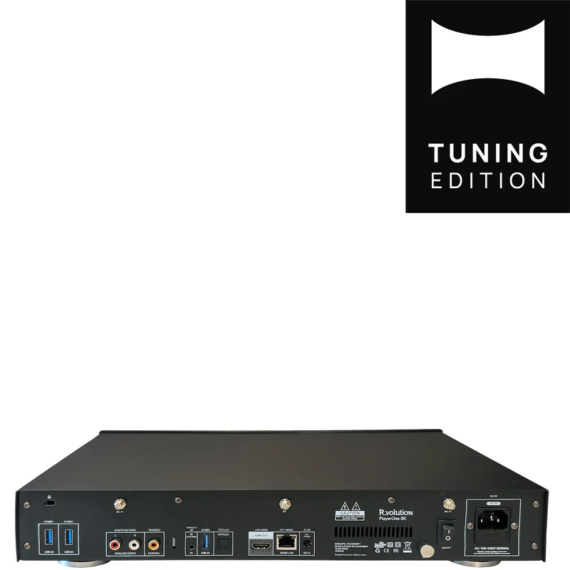R_volution PlayerOne 8K - 8K UltraHD HDR Mediaplayer | HEIMKINO.de Tuning Edition