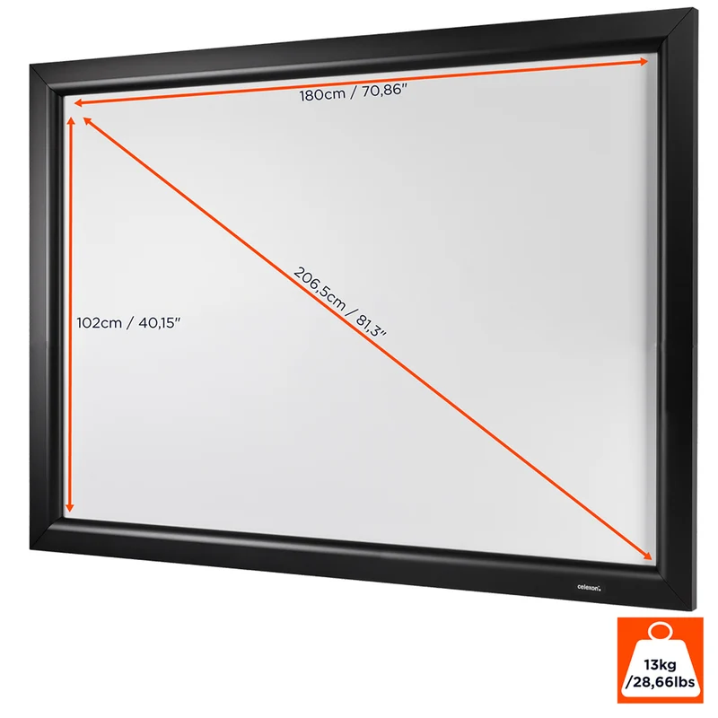 Celexon HomeCinema Frame 180 x 102 cm