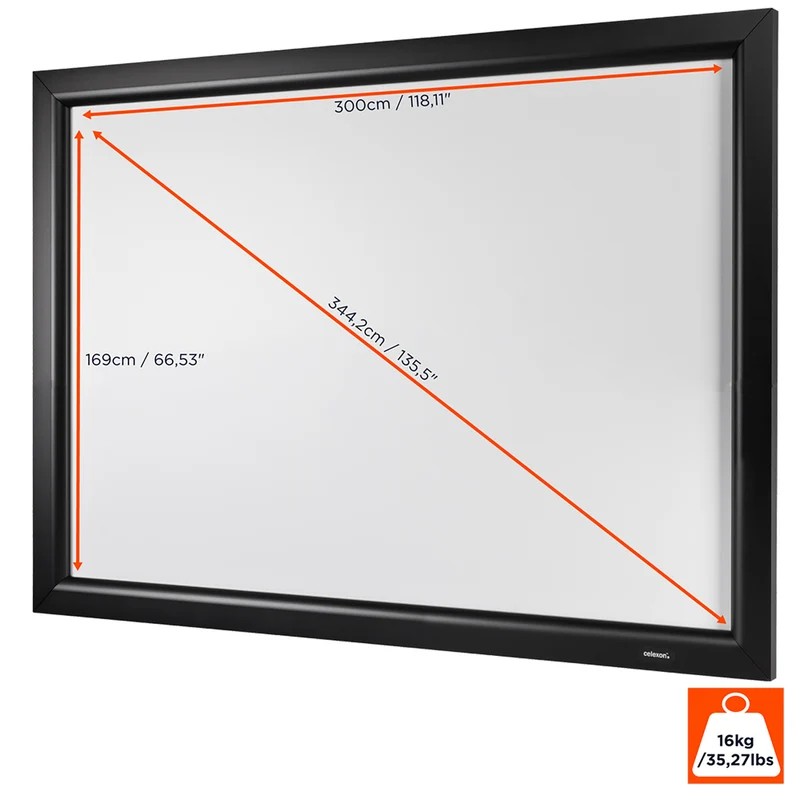 Celexon HomeCinema Frame 300 x 169 cm
