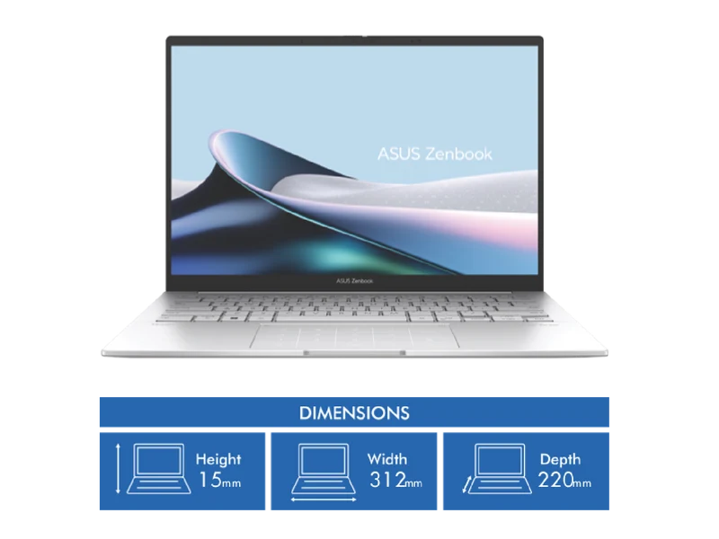 Asus Zenbook 14 OLED 14" Evo Core Ultra 7 16GB 1TB Touchscreen Laptop