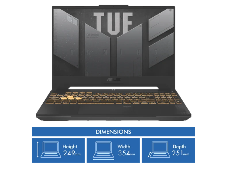 Asus TUF F15 15.6" i7 16GB 512GB RTX4050 6GB Gaming Laptop