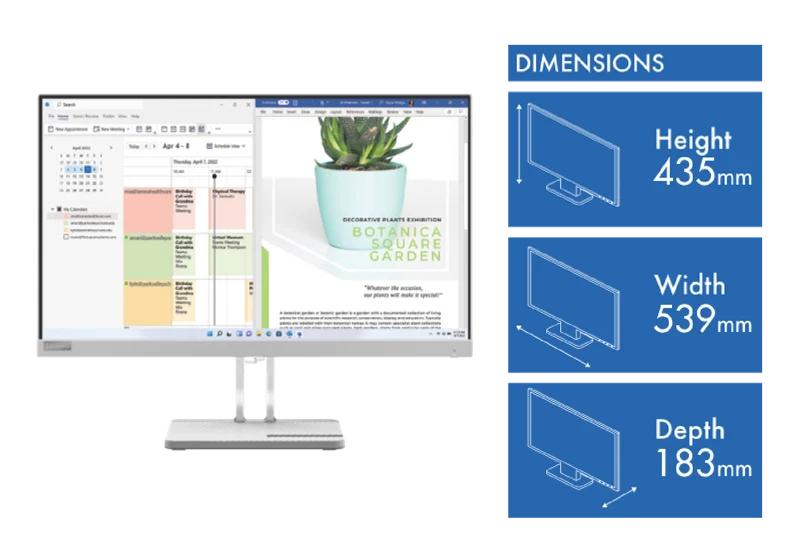 Lenovo 23.8" L24e-40 FHD Monitor
