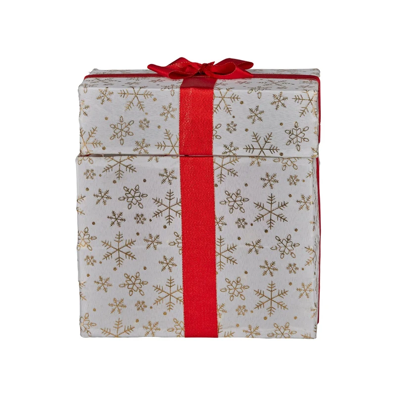 Christabelle Animated Snowman Gift Box LED Ornament