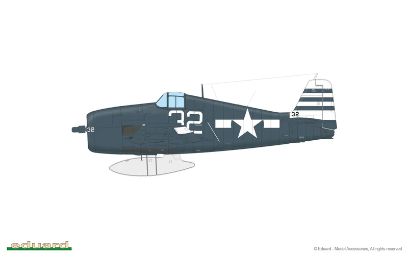 Eduard 1/48 F6F-5 Hellcat Late Model Kit