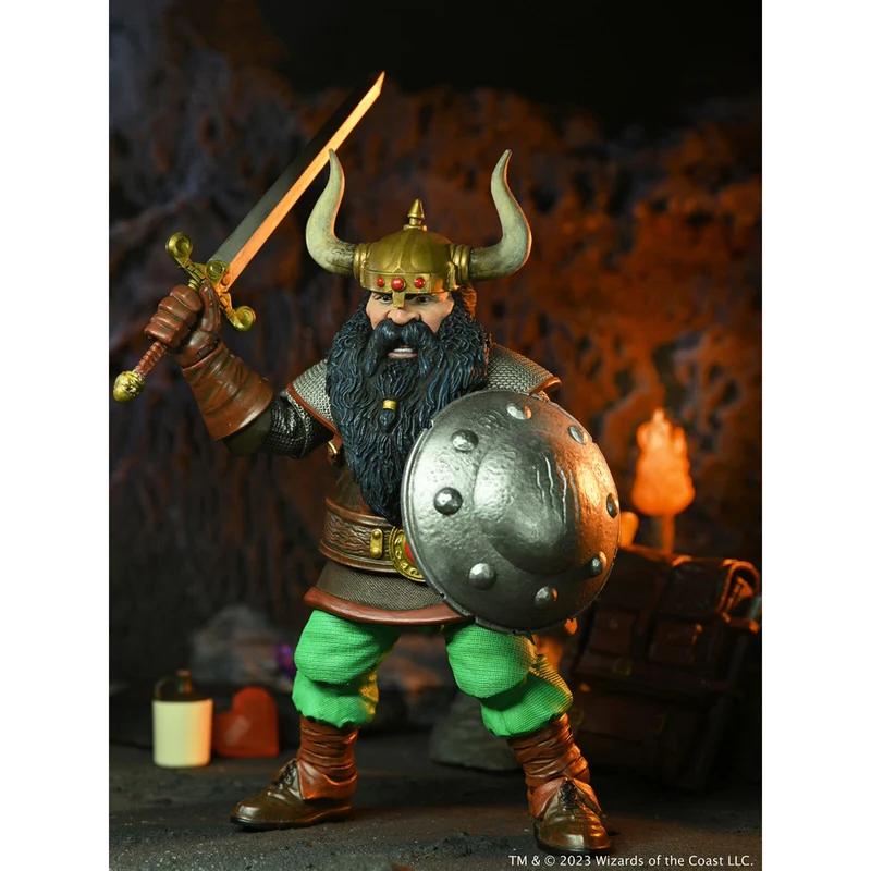 Neca Dungeons and Dragons The Good Dwarf Fighter Scale Action Figure Play Toy