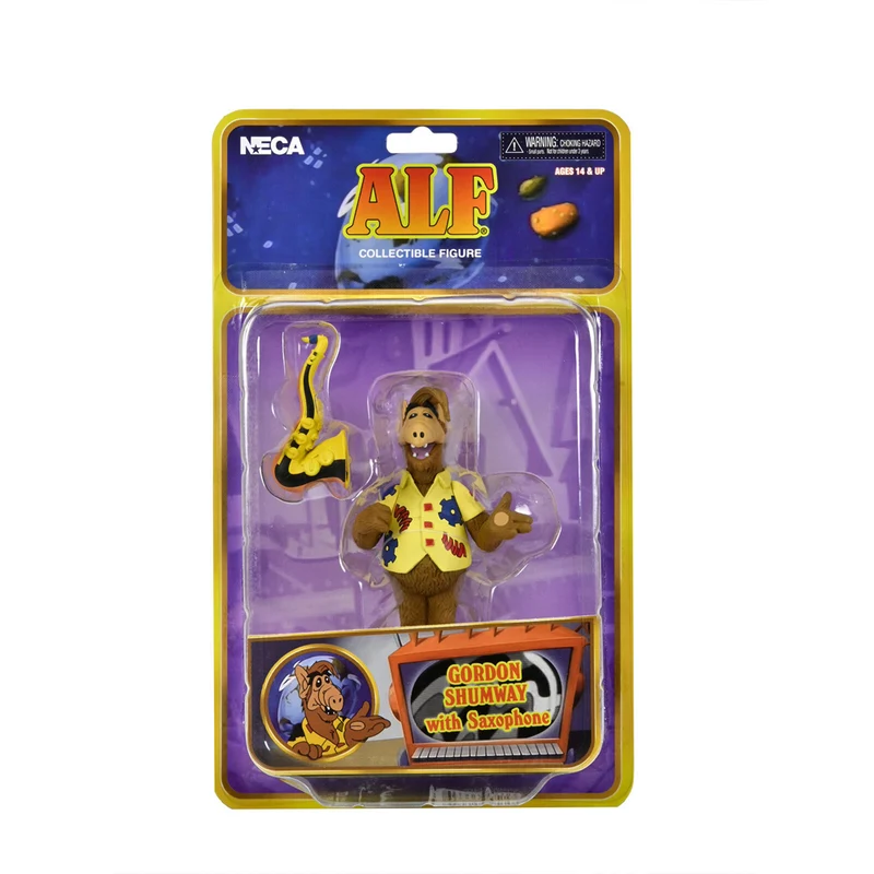Neca 6'' Scale Alf Toony Classic With Saxophone Action Figure Fun Play Toy