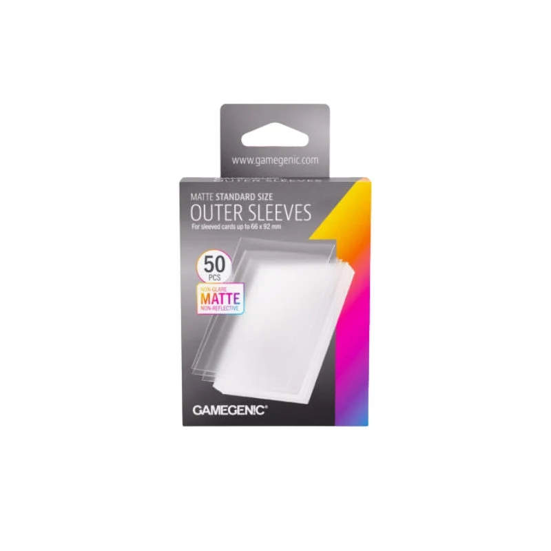 Gamegenic Outer Sleeves Prime Matte Standard Size (50 Sleeves Per Pack)