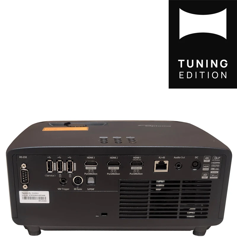 Optoma UHZ58LV - 4K HDR Laser Beamer | HEIMKINO.de Tuning Edition