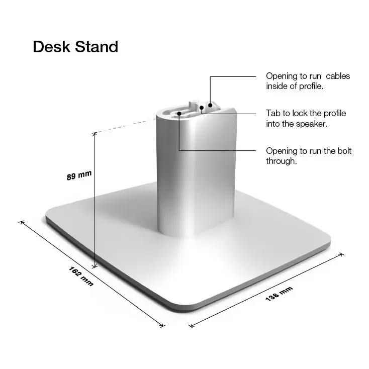Dynaudio Xeo 2/Xeo 10 Desk Stand (Paar)