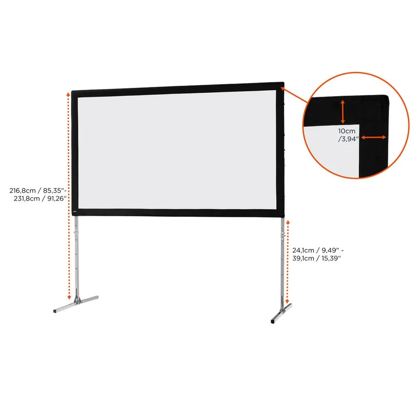 Celexon Mobil Expert 305 x 172cm - 138" Faltrahmen Leinwand