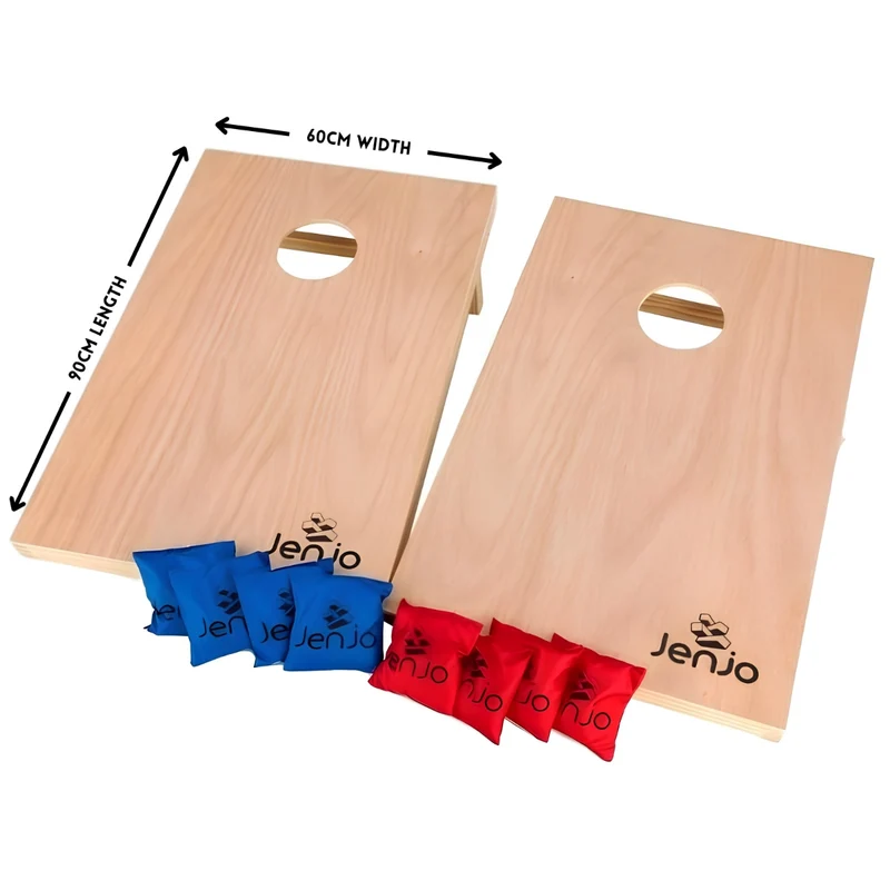 Jenjo Games Cornhole Boards & Corn Bags Toss Game Set