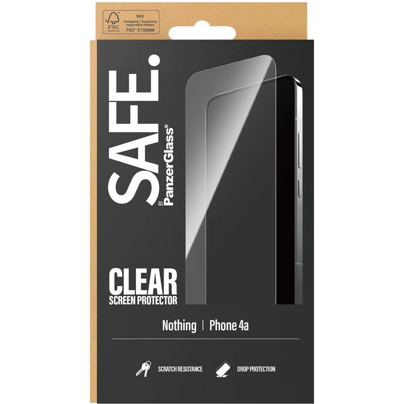 SAFE by PanzerGlass Ultra-Wide Fit Screen Protector for Nothing Phone (4a)