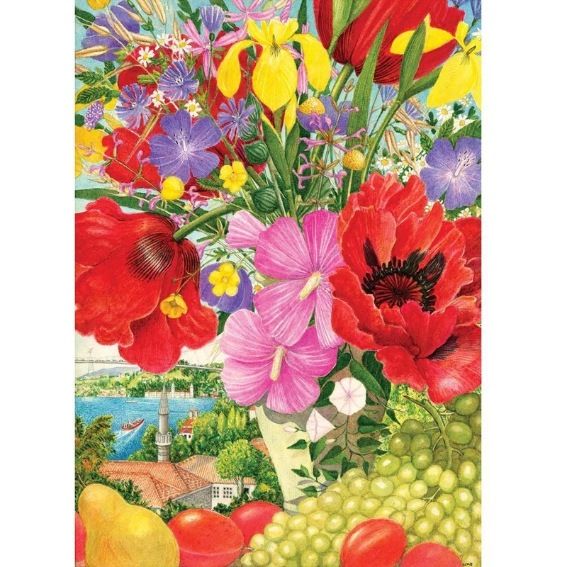 1000pc Floral Fiesta: Poppy Paradise