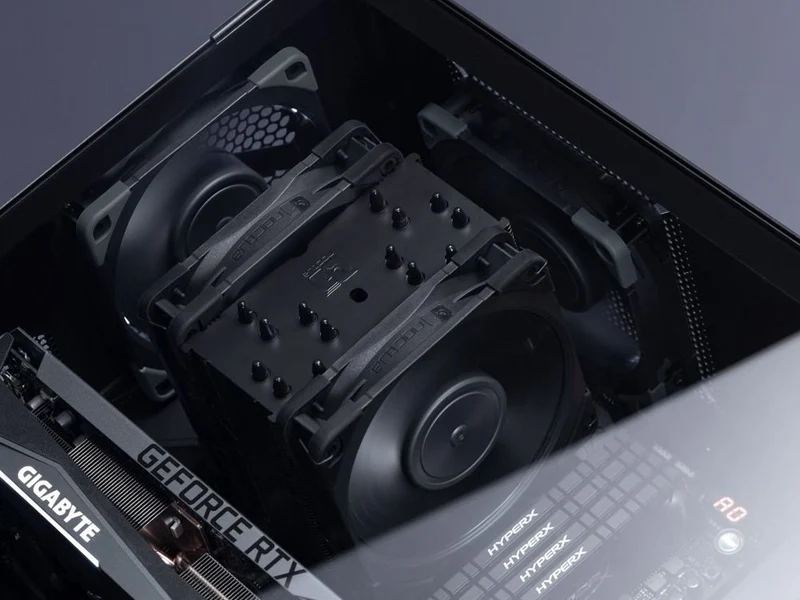 Noctua 120mm Multi Socket Tower CPU Cooler - Chromax Black (NH-U12A-CH-BK)