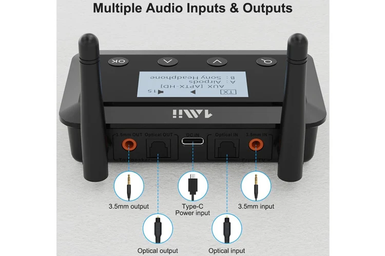1Mii B03+ Plus Bluetooth 53 Transmitter and Receiver