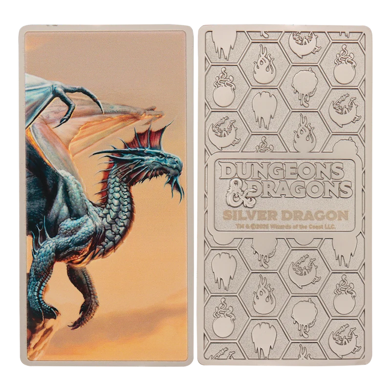 Fanattik Limited Edition Dungeons & Dragons - Metallic Dragons 5 Piece Ingot Set