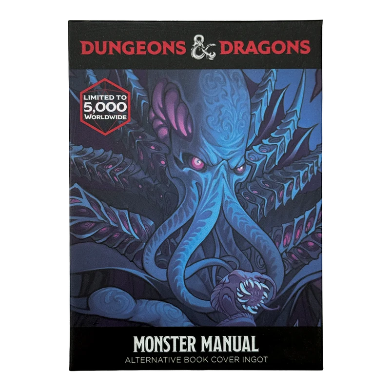 Fanattik Limited Edition Dungeons & Dragons - Monster Manual Alternate Cover Ingot