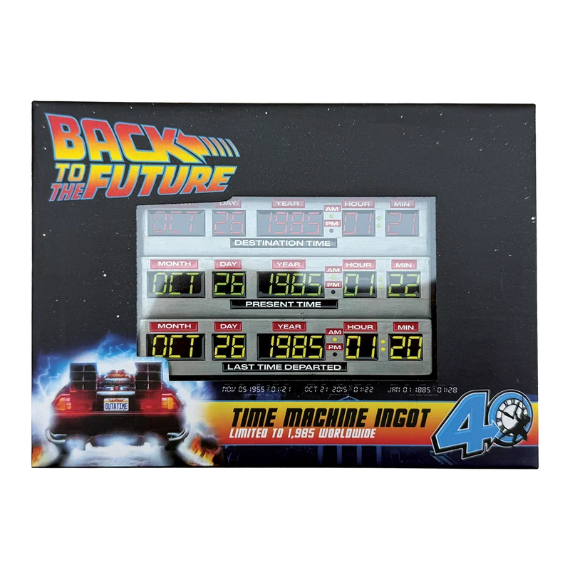 Fanattik BTTF 40th Anniversary Time Circuits Ingot