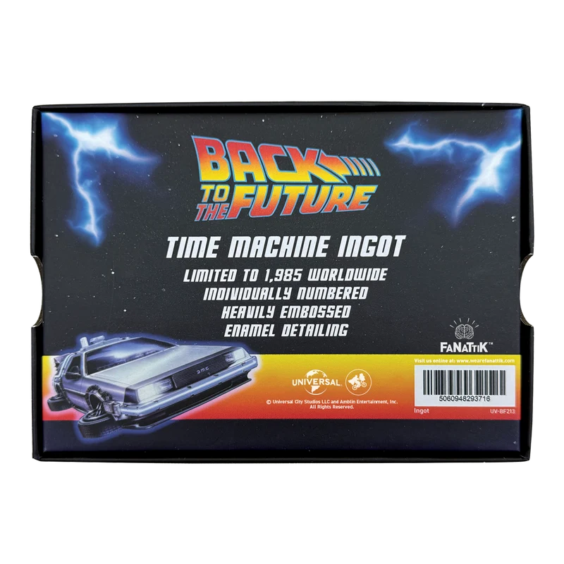 Fanattik BTTF 40th Anniversary Time Circuits Ingot