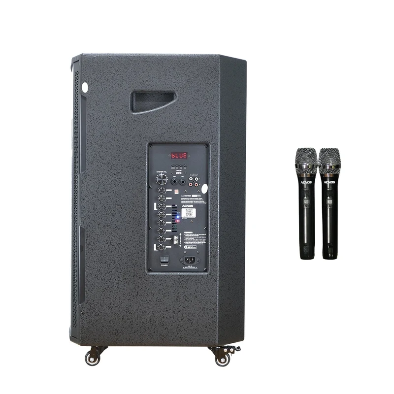 Soncamedia KBEATBOX CB-41NEO – 15" Big Box Karaoke Speaker System | 200W RMS | Wireless Mics