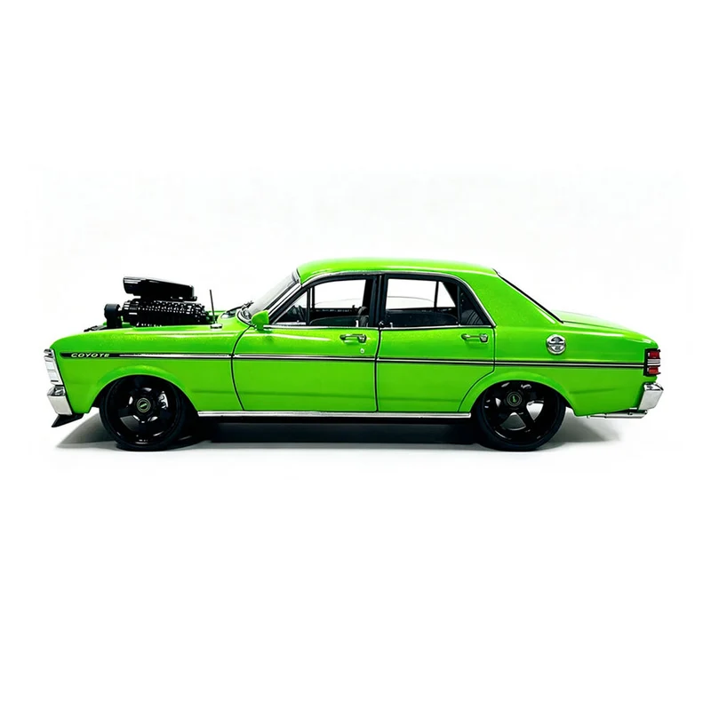 DDA 1:24 Scale Ford XY Falcon GTHO Supercharged Lime Green Diecast Car Model