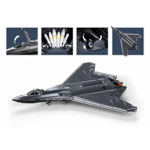 Sluban 1/44 879pc J-50 Fighter Jet