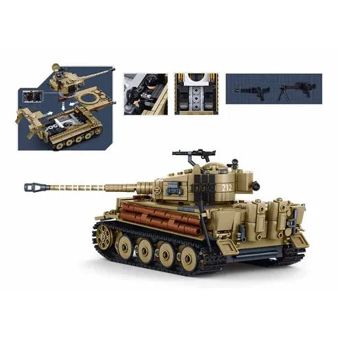 Sluban 1/35 941pc Tiger I Tank