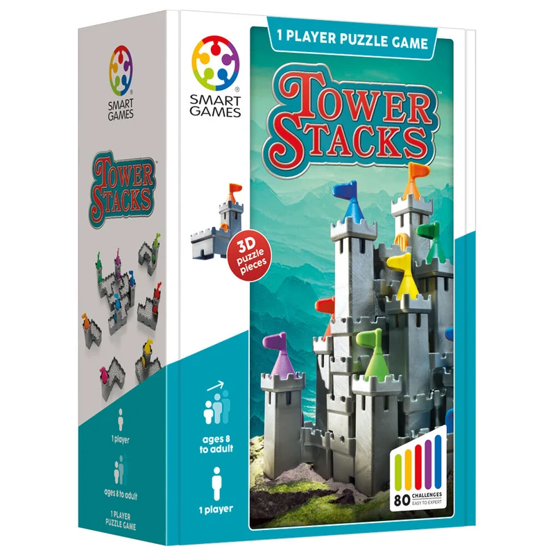 Smart Games Tower Stacks Puzzle Game