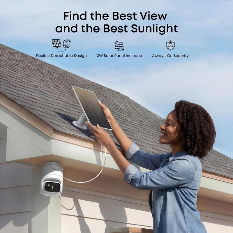 eufyCam C37 2K Pan-Tilt-Zoom Security System (2 Pack)