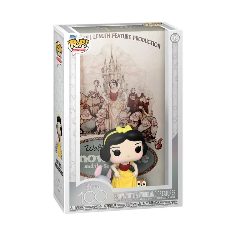 Funko Pop! Vinyl D100 Special Edition - Disney 1937 Snow White with Woodland Creatures Pop Poster