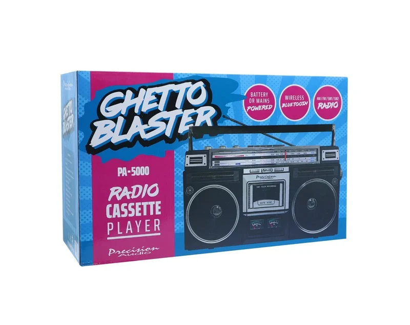 Precision Audio PA-5000 Portable Bluetooth Cassette Player