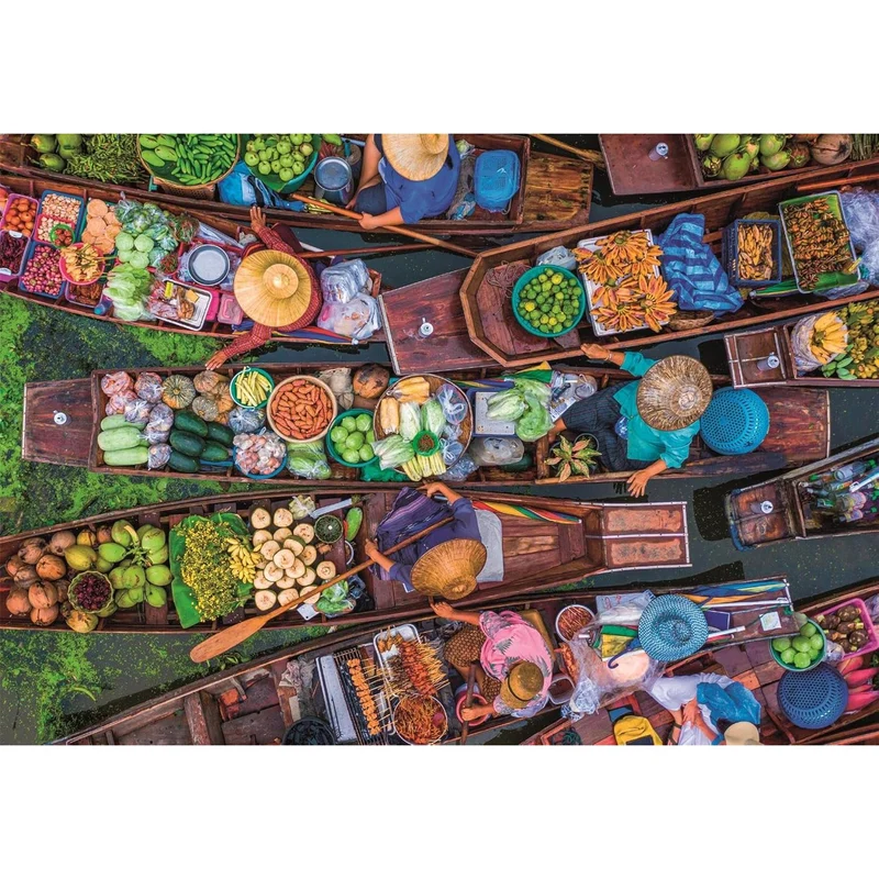 Clementoni 1000pc Thai Floating Market Puzzle