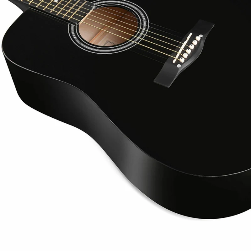AXIOM Folkmaster Acoustic Guitar (Black)