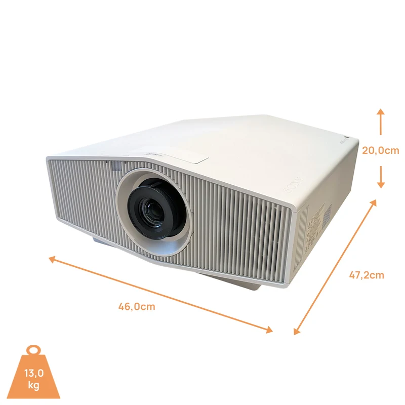 Sony BRAVIA Projektor 7 Weiß - 4K HDR Laser Beamer | HEIMKINO.de Tuning Edition