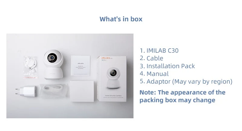 Xiaomi Imilab C30 Home Security Camera