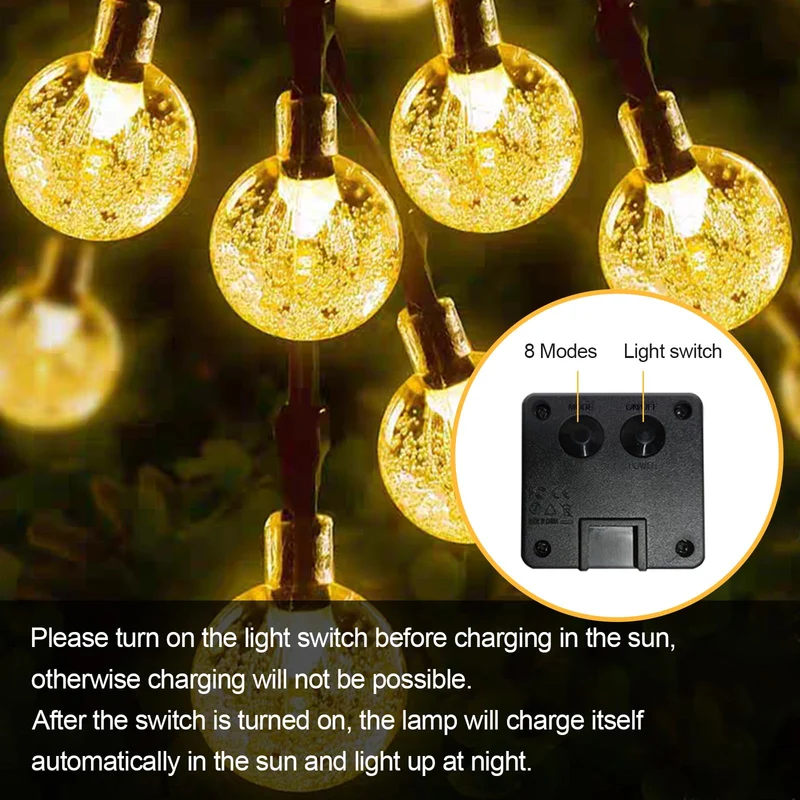 LQWELL® HY300 PRO Mini Beamer + Solar Lichterkette Kombination, 4K 1080P Unterstützung, Android 11, kabellose Projektion, unterstützt Airplay Miracast, mit WiFi Bluetooth, tragbarer Projektor