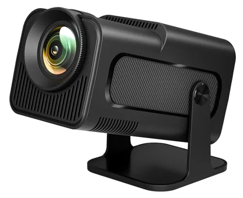 LQWELL® Beamer, Mini Projektor, Native 1080P 4K Heimkino Beamer, Automatische Trapezkorrektur, 220-Grad-Winkel, 135-Zoll-Display für Phone/PC/Lap/PS5/Xbox/Stick (Kein Android OS)
