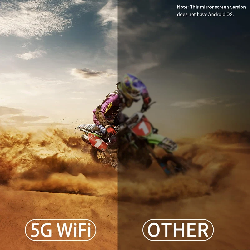 LQWELL® Beamer, Mini Projektor, unterstützt WiFi 5G & BT5.0, Automatische Trapezkorrektur, 220-Grad-Winkel, 130-Zoll-Display für Phone/PC/Lap/Xbox/Stick, 4K Heimkino Beamer, Weiß (Kein Android OS)