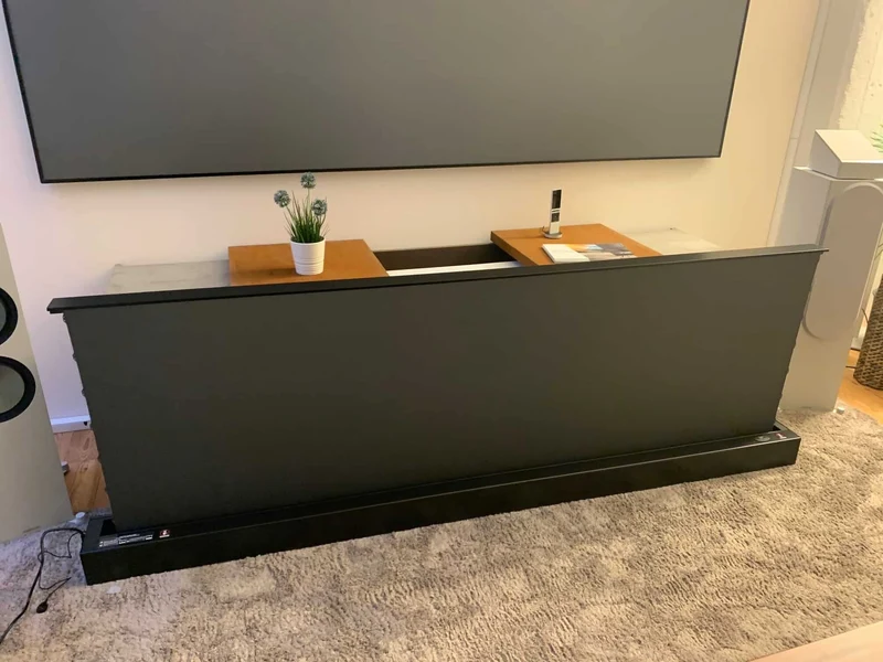 S PRO CLR Tension Bodenleinwand Edgefree