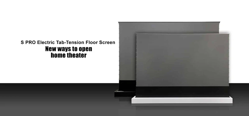 S PRO CLR Tension Bodenleinwand Edgefree