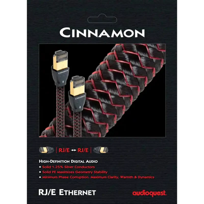AudioQuest RJ/E Cinnamon CAT7 Ethernet Netzwerk Kabel