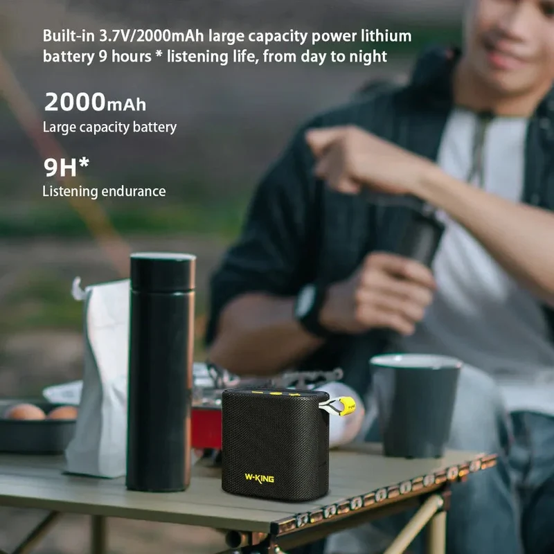 Bluetooth Speaker Wireless Connection Portable Compact Waterproof With Long Battery Life