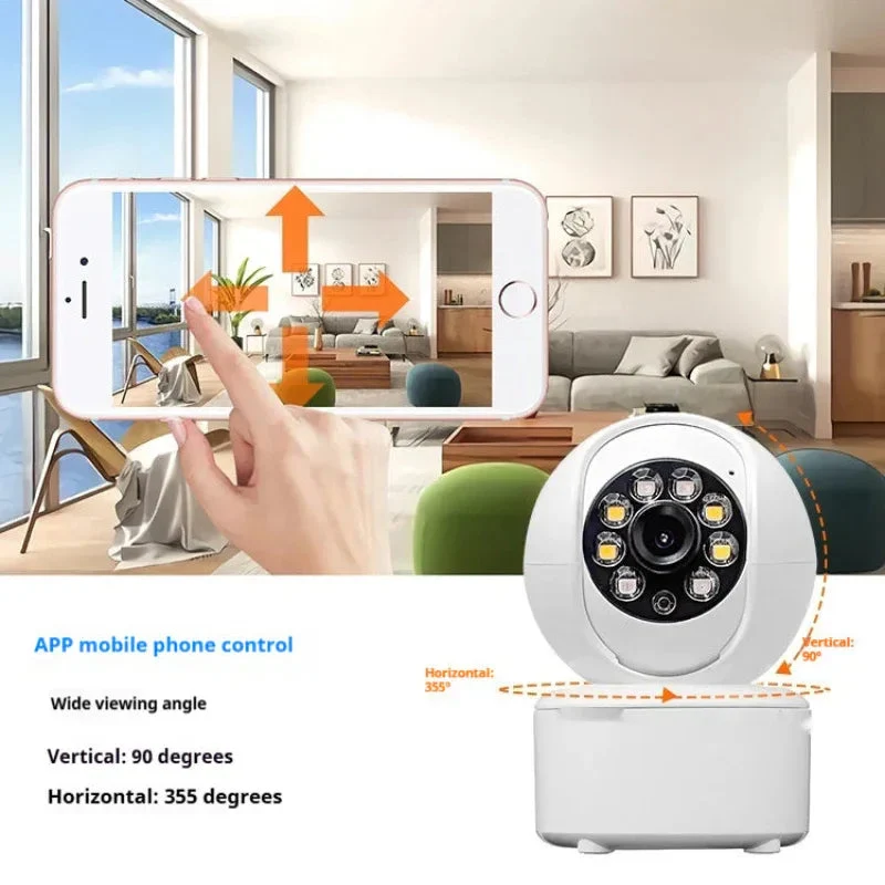 1080p Bluetooth Monitoring HD Home Dual-Light Panorama Security Camera