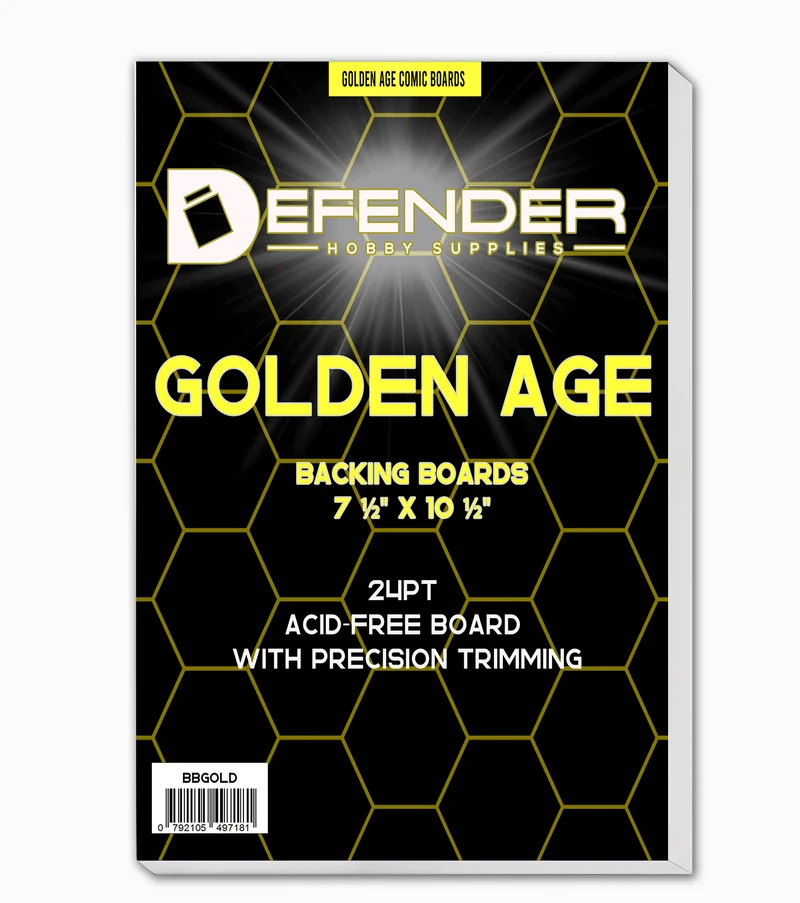 Defender Golden Age Comic Boards 7 ½" × 10 ½"