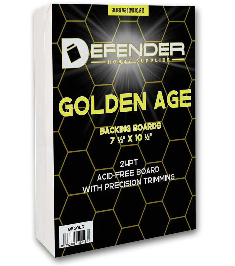 Defender Golden Age Comic Boards 7 ½" × 10 ½"
