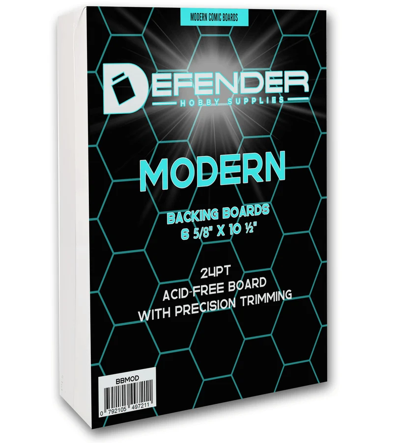 Defender Modern Comic Boards 6 5/8" × 10 ½"