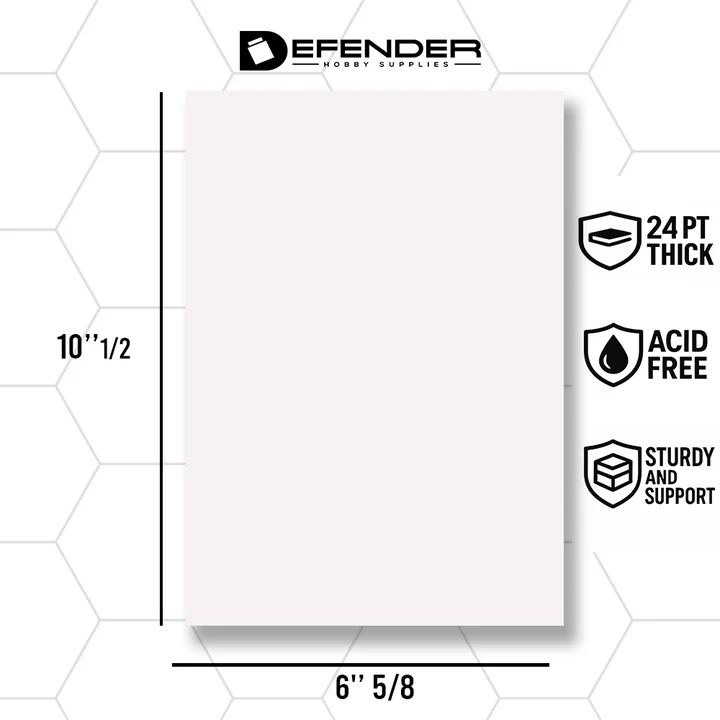 Defender Modern Comic Boards 6 5/8" × 10 ½"