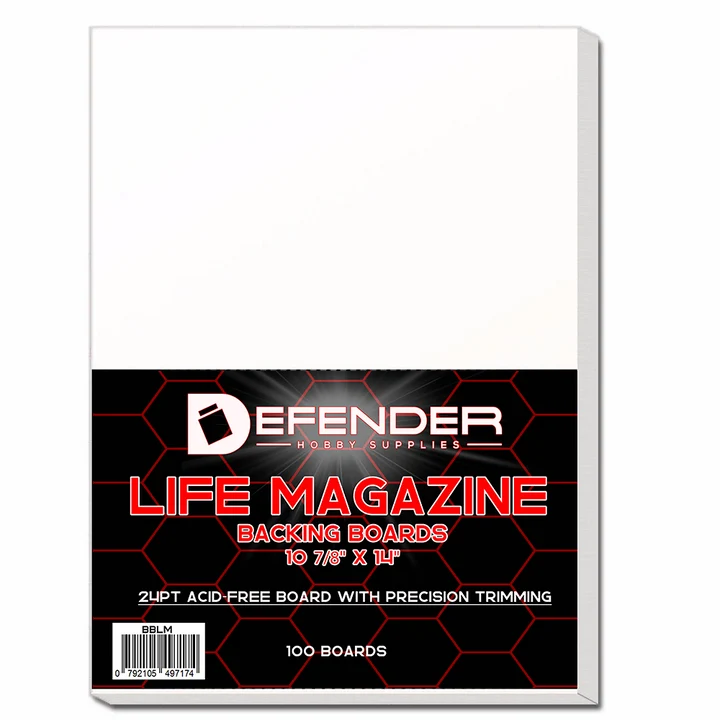 Defender Life Magazine Backing Boards 10 7/8" × 14"