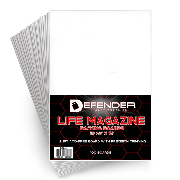 Defender Life Magazine Backing Boards 10 7/8" × 14"