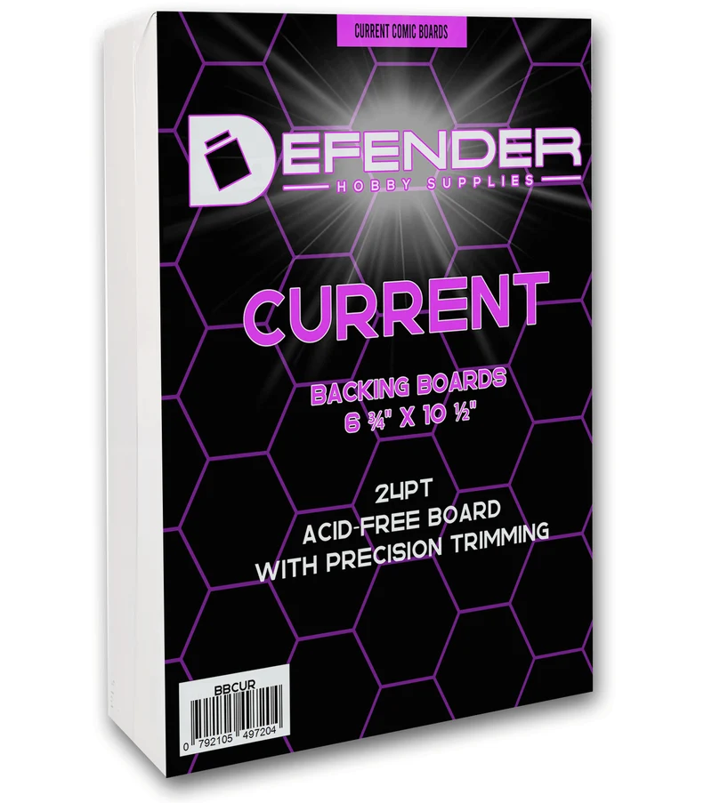 Defender Current Comic Boards 6 ¾" × 10 ½"